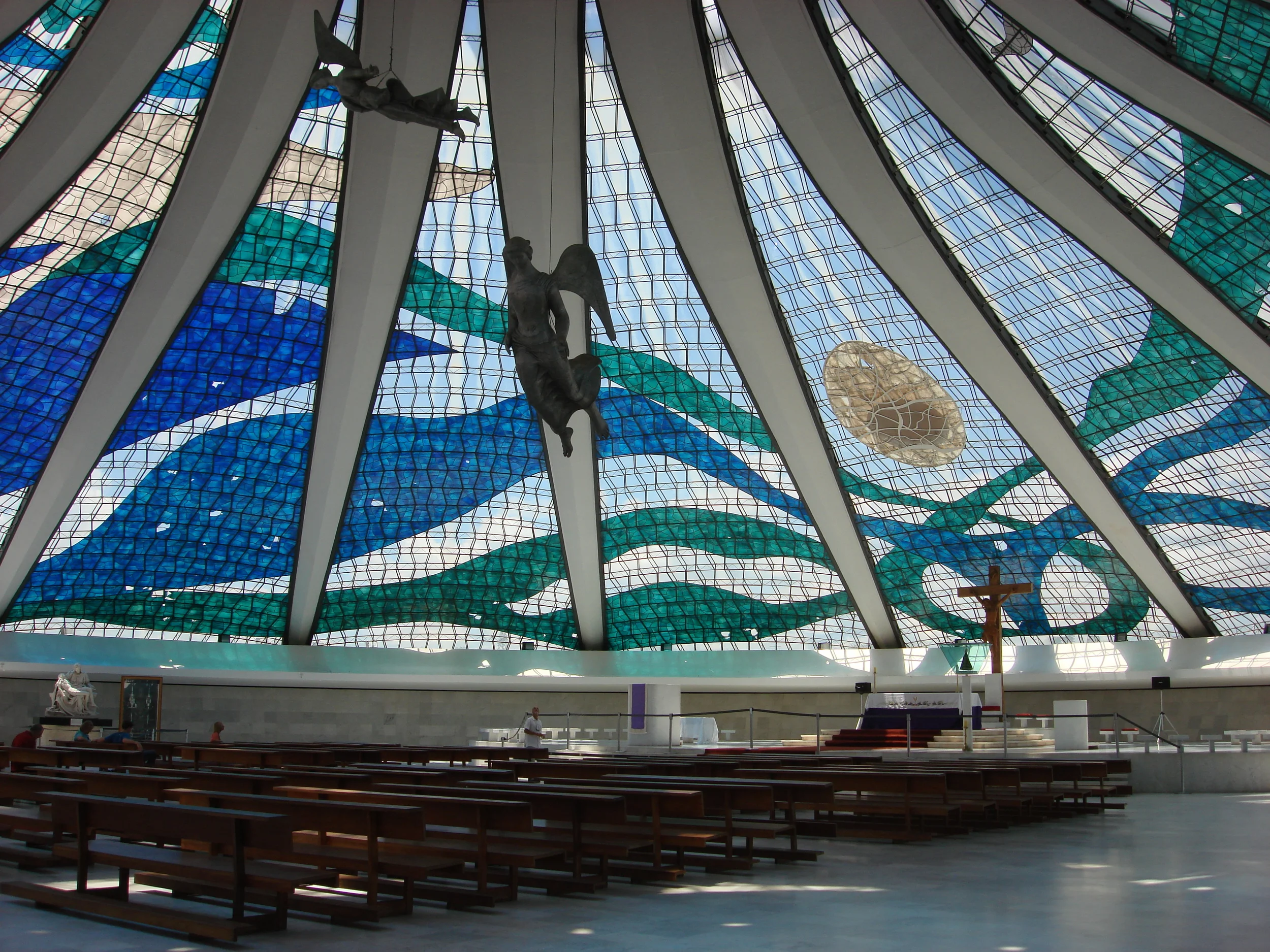 The famous Cathedral in Brasilia