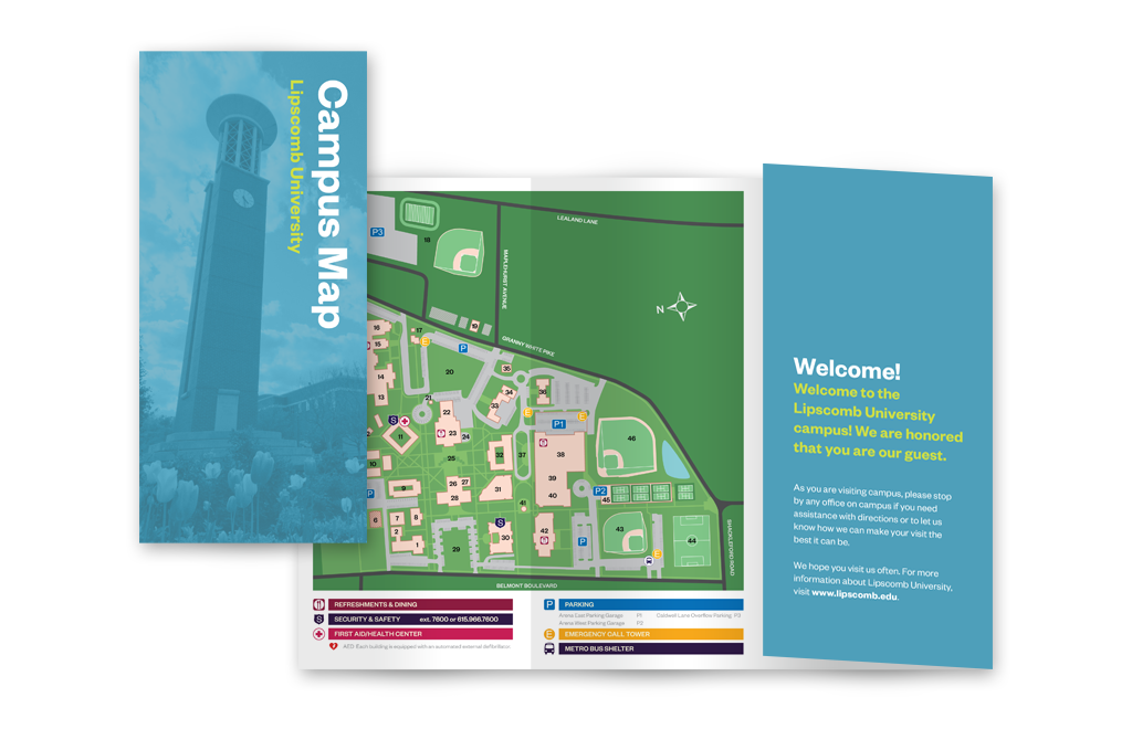 Lipscomb University Map