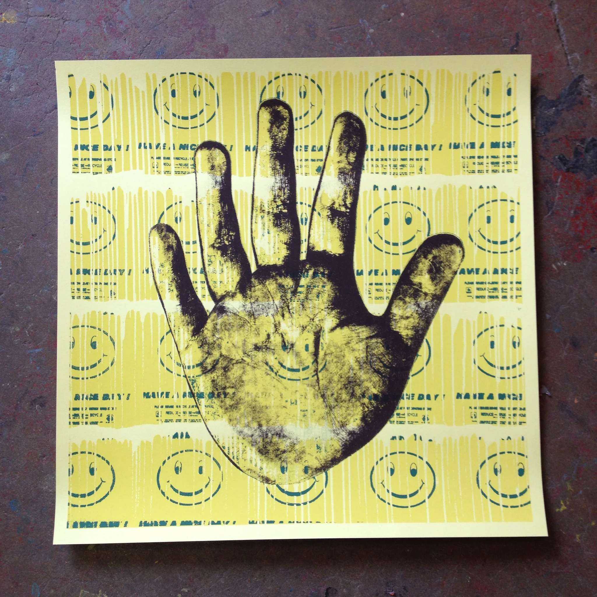  Serigraph. 19"x19". Signed Edition of 50.&nbsp;    