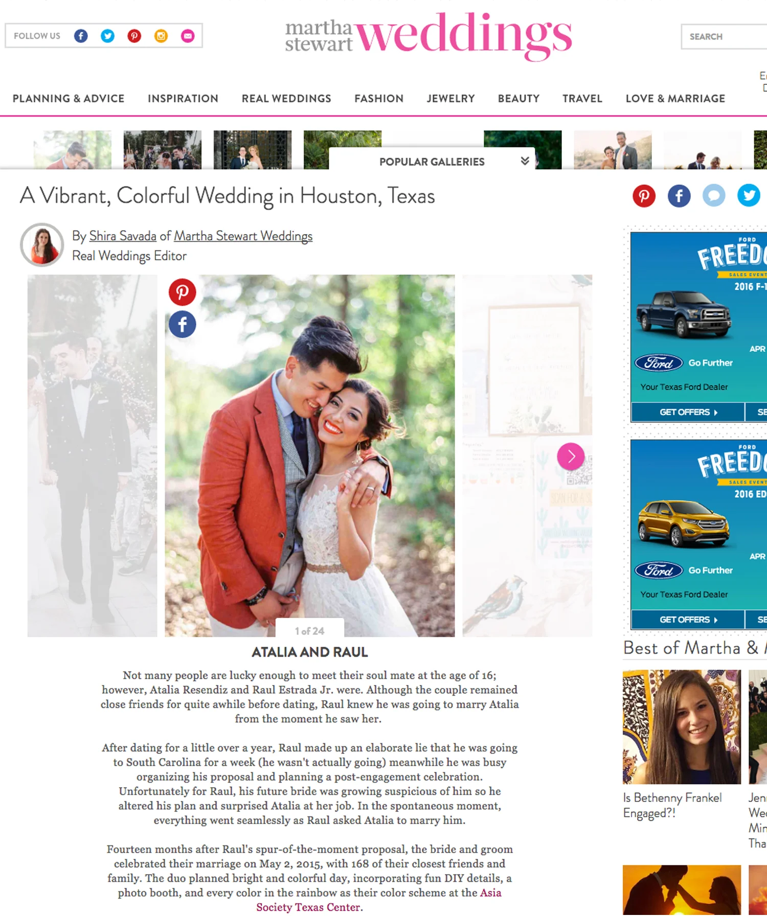 Martha Stewart | Atalia & Raul