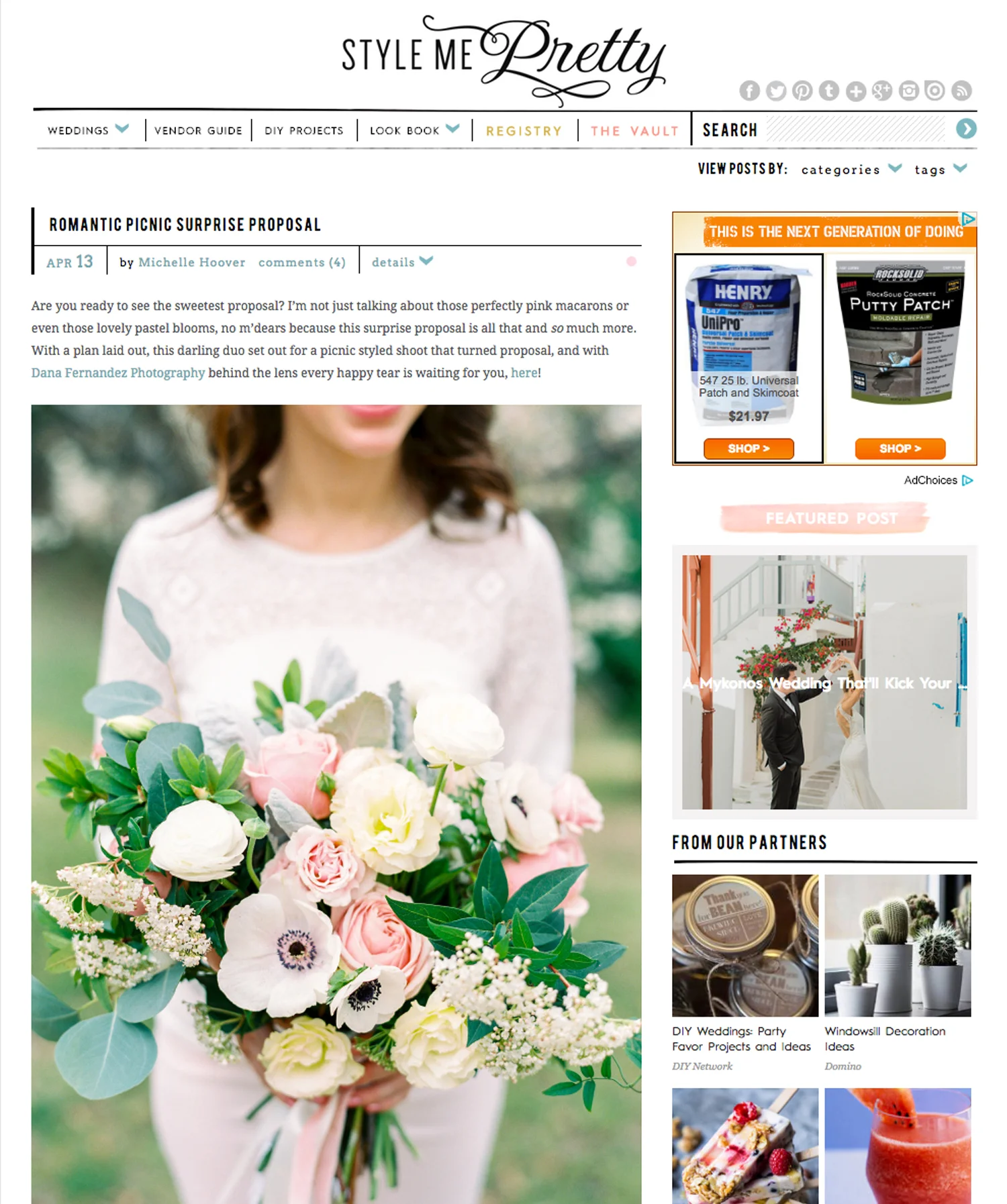 Style Me Pretty | Ashley & Matthew