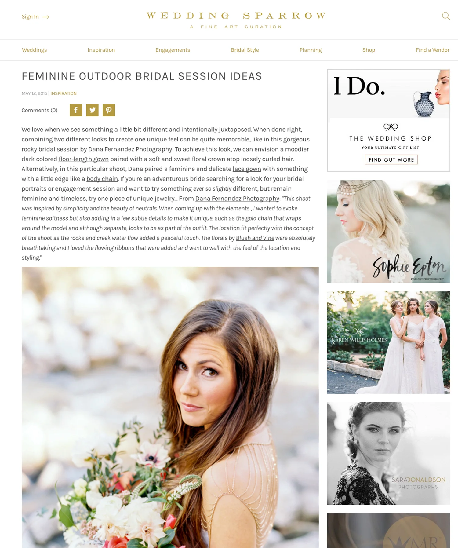 Wedding Sparrow | Editorial