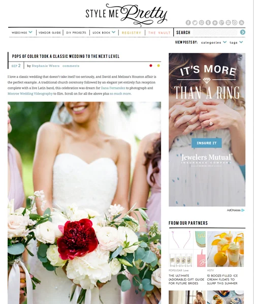 Style Me Pretty | Melissa & David