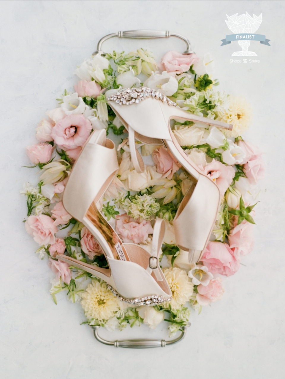 AWARD: FINALIST (Out of 16.7k entries) | Design: Jennifer Laura Design, Styling Board: Mibellarosa, Styling: Dana Fernandez Photography, Florals: Bows and Arrows