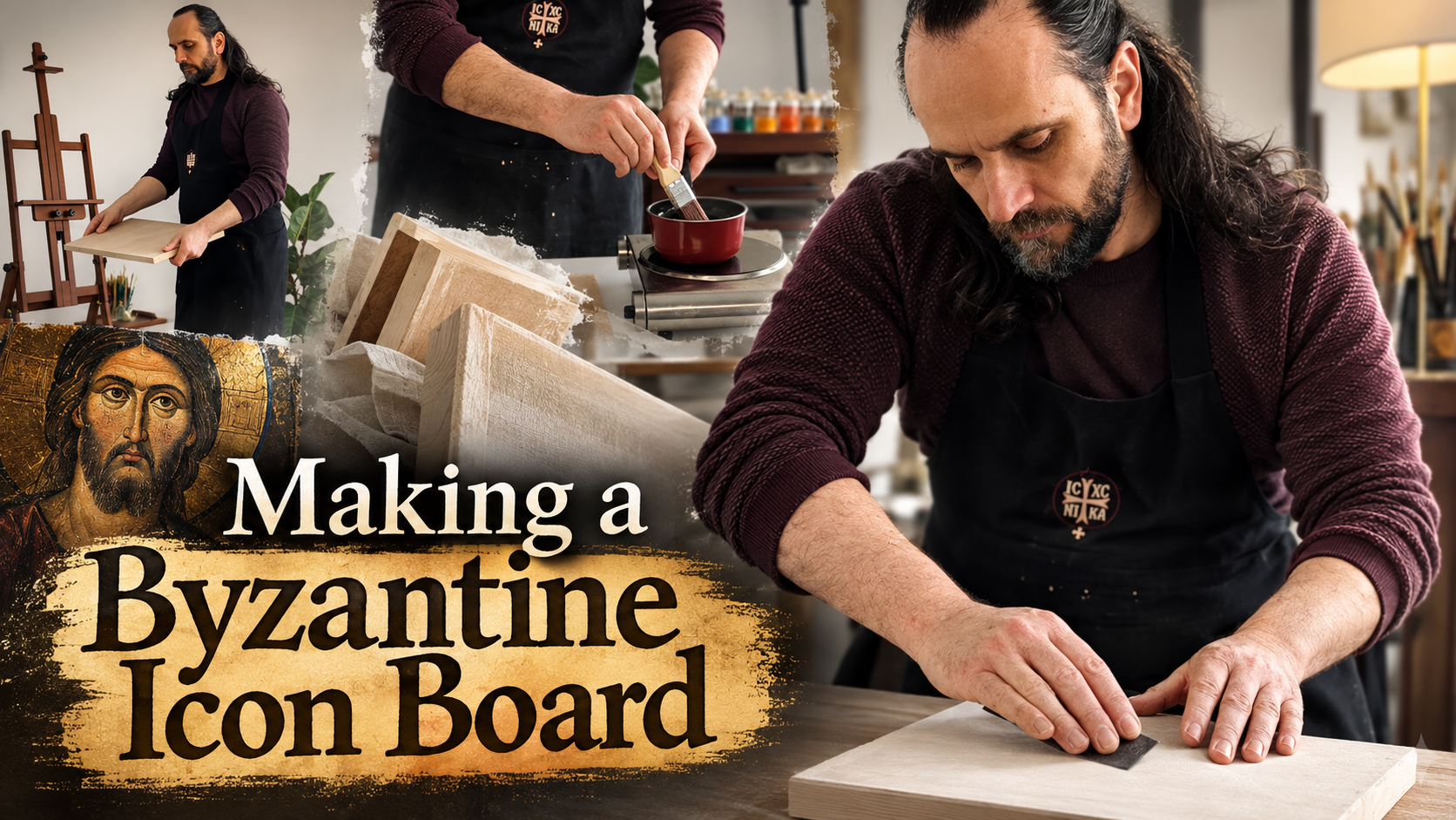 Making the Byzantine Icon Board