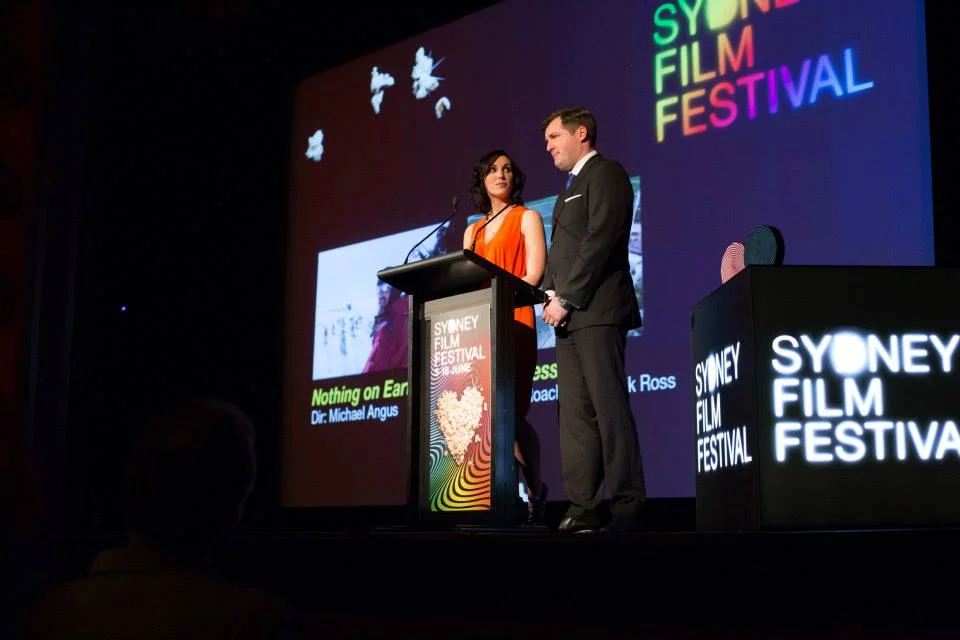 Giles Hardie and Alice Tynan present the 2013 Sydney Film Festival Awards