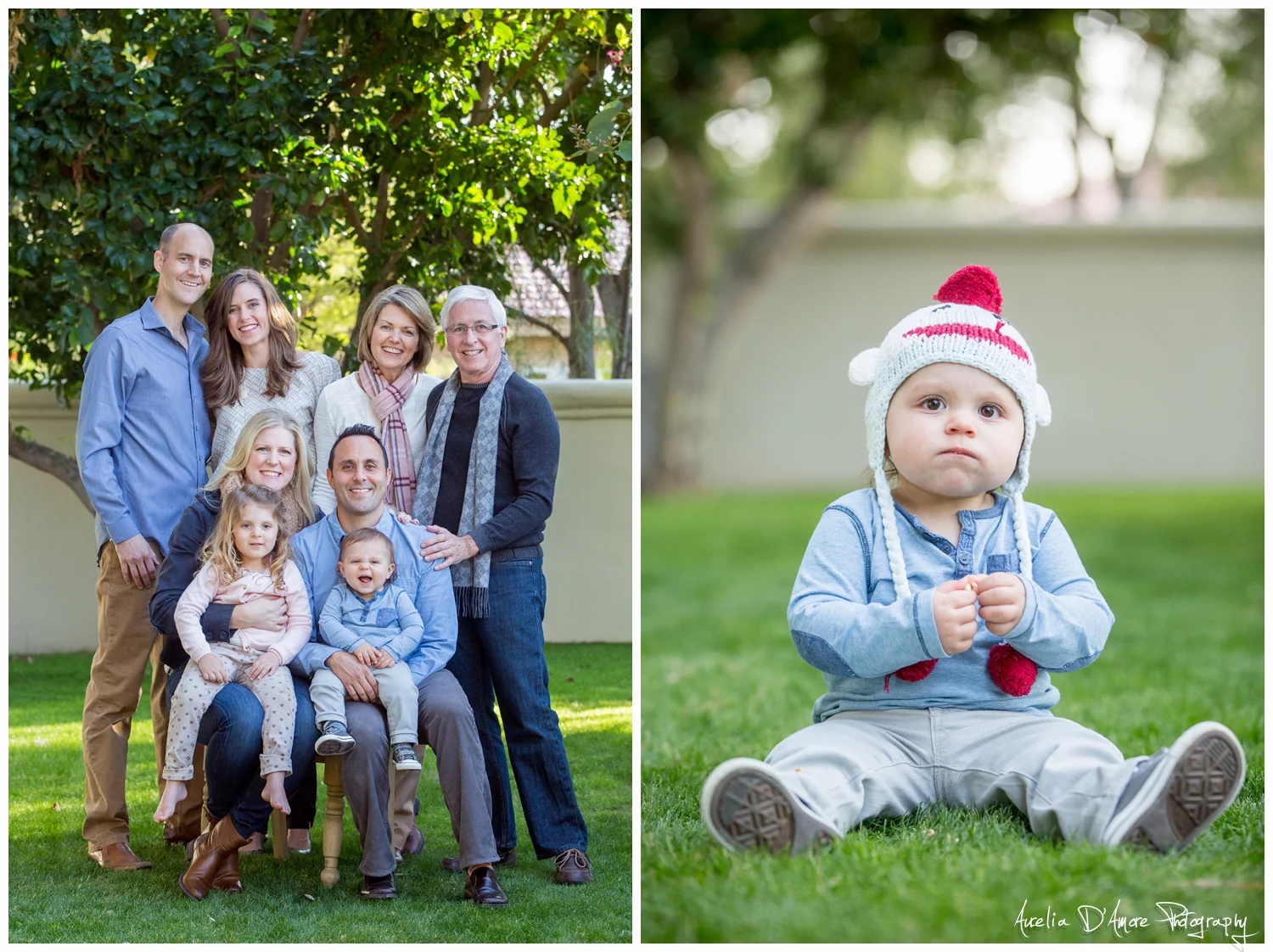  Slocum Family Portrait's in Rancho Mirage photographed by Aurelia D'Amore Photography 