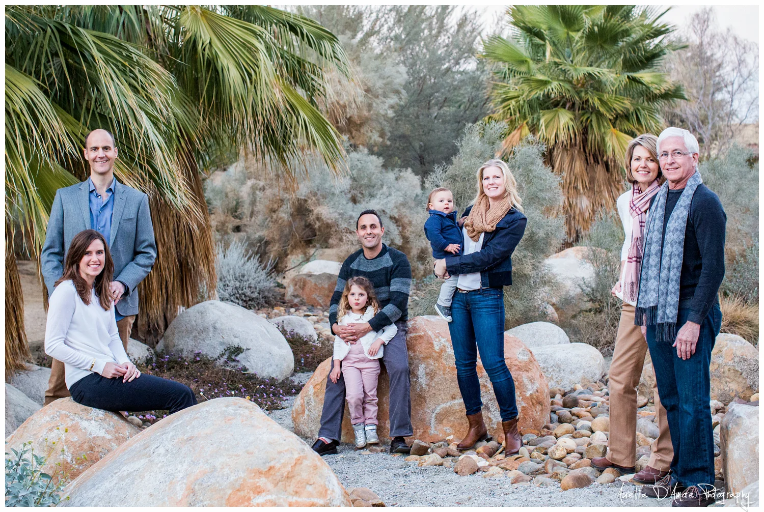  Slocum Family Portrait's in Rancho Mirage photographed by Aurelia D'Amore Photography 