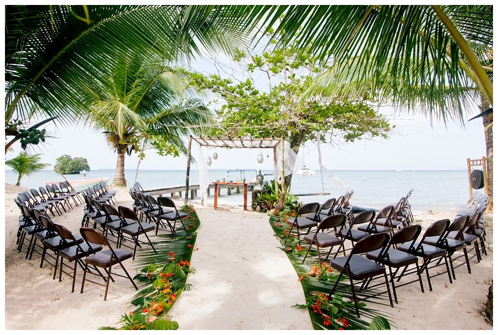 Kristen and Chris's Destination Wedding at Popa Paradise in Isla Popa, Panama