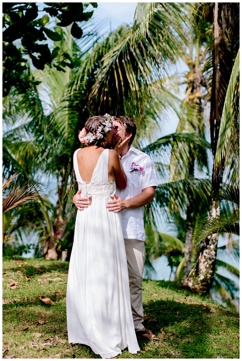 Kristen and Chris's Destination Wedding at Popa Paradise in Isla Popa, Panama