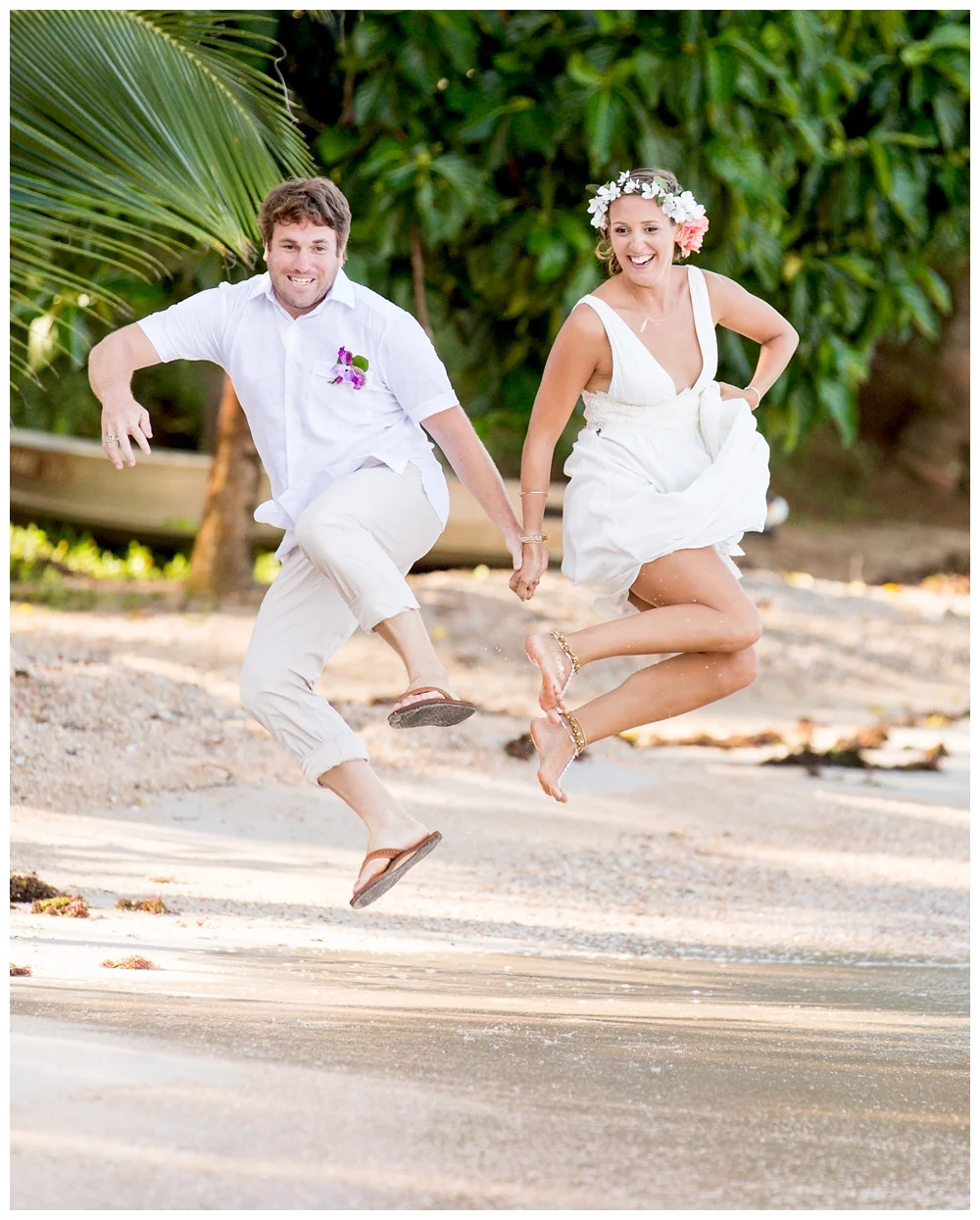 Kristen and Chris's Destination Wedding at Popa Paradise in Isla Popa, Panama