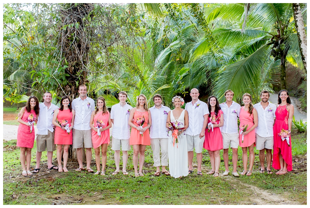 Kristen and Chris's Destination Wedding at Popa Paradise in Isla Popa, Panama