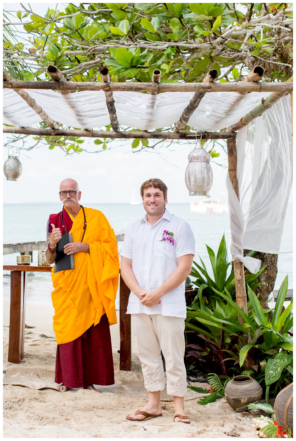 Kristen and Chris's Destination Wedding at Popa Paradise in Isla Popa, Panama