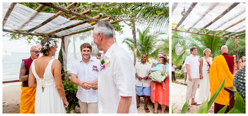 Kristen and Chris's Destination Wedding at Popa Paradise in Isla Popa, Panama