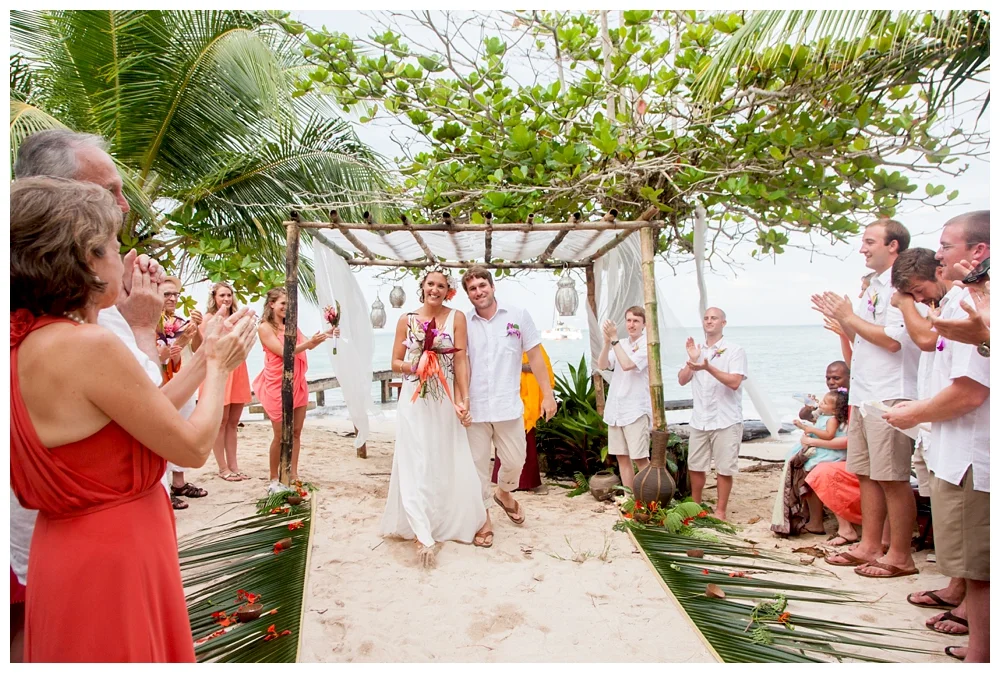 Kristen and Chris's Destination Wedding at Popa Paradise in Isla Popa, Panama