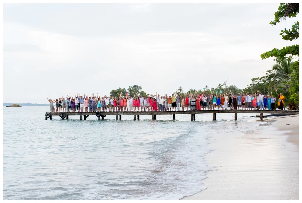 Kristen and Chris's Destination Wedding at Popa Paradise in Isla Popa, Panama