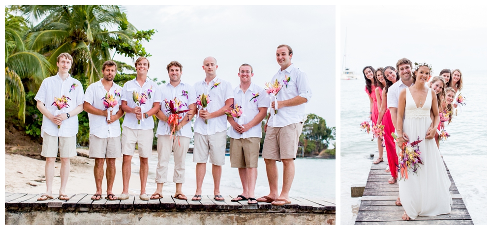 Kristen and Chris's Destination Wedding at Popa Paradise in Isla Popa, Panama