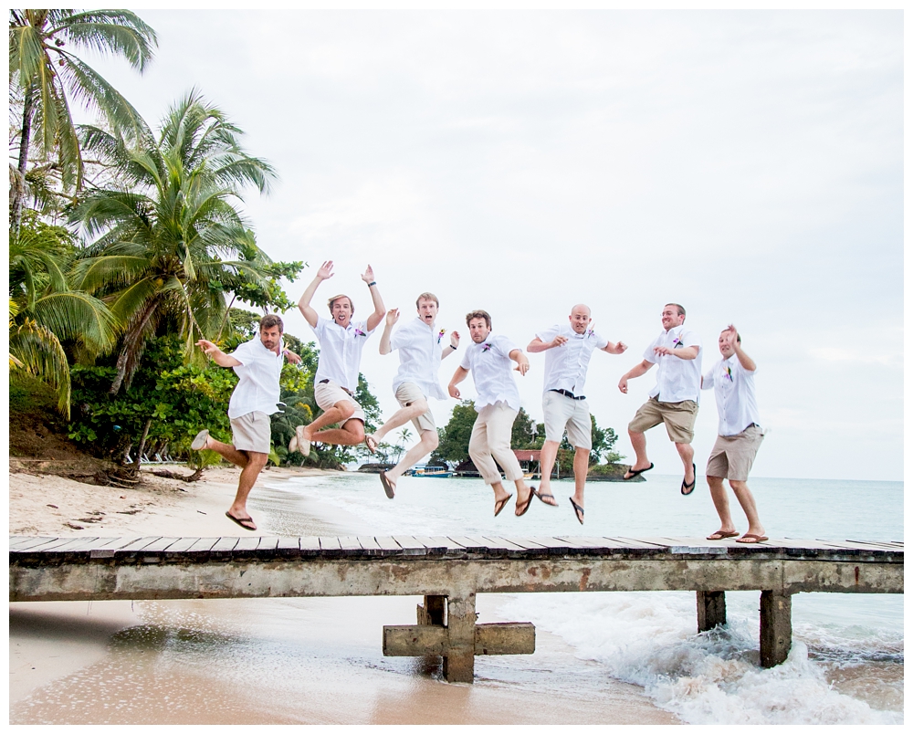 Kristen and Chris's Destination Wedding at Popa Paradise in Isla Popa, Panama