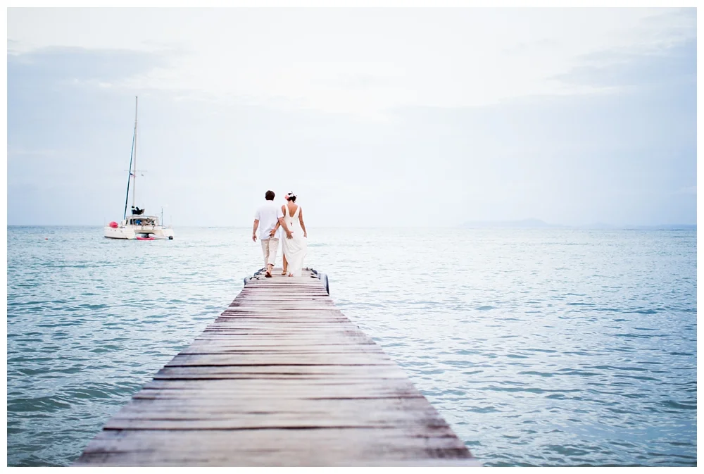 Kristen and Chris's Destination Wedding at Popa Paradise in Isla Popa, Panama