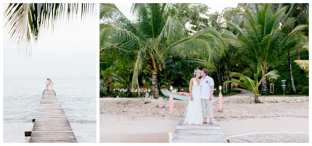 Kristen and Chris's Destination Wedding at Popa Paradise in Isla Popa, Panama