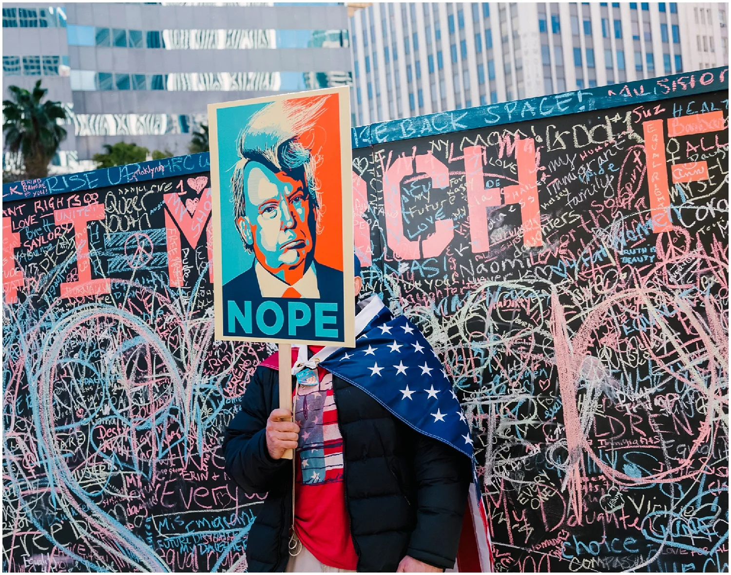 Woman's March at Pershing Square in DTLA: NOPE