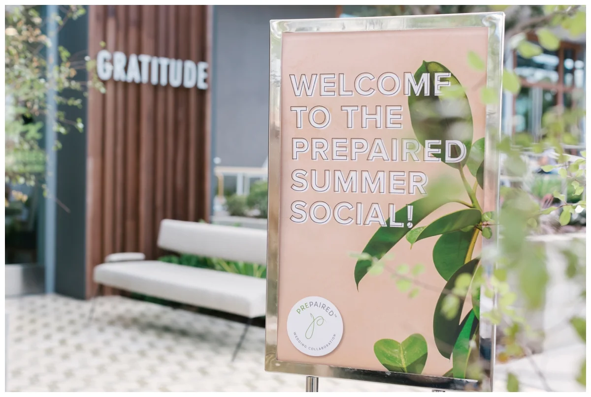 Prepaired Summer Social at Cafe Gratitude