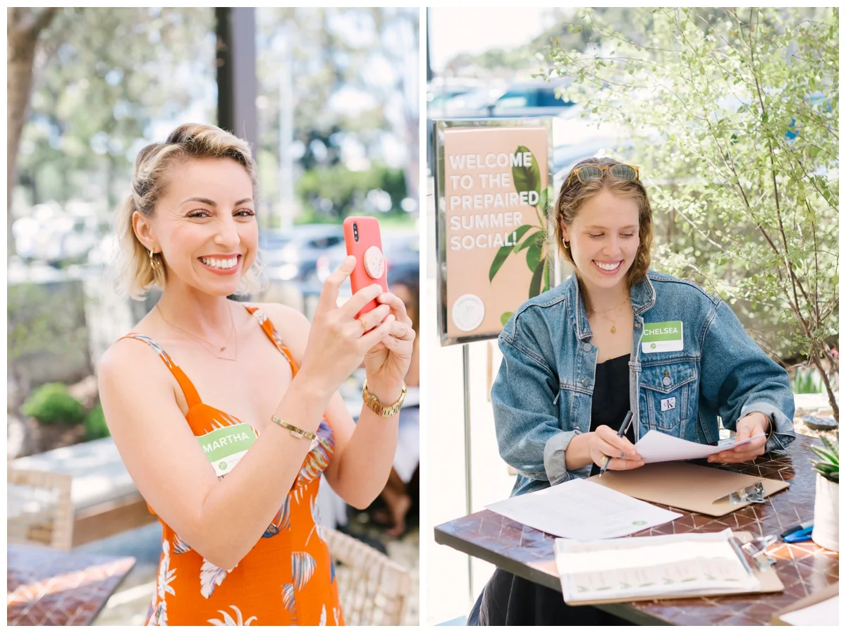 Prepaired Summer Social at Cafe Gratitude