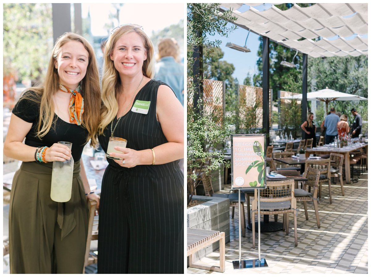 Prepaired Summer Social at Cafe Gratitude