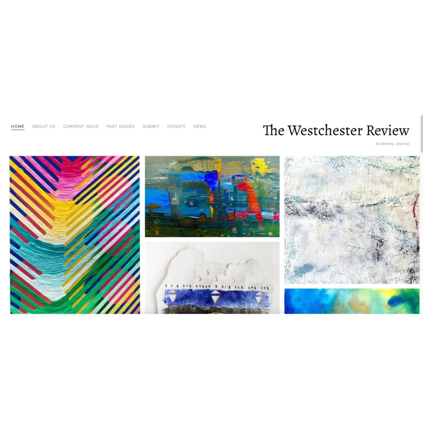 I&rsquo;m honored&nbsp;that&nbsp;my painting&nbsp;Organic Form No. 4&nbsp;,2023, 36 x 48 in. was selected as the&nbsp;Summer 2025 cover art&nbsp;for&nbsp;The Westchester Review&mdash;A Literary Journal that champions craft and voice.&nbsp;@westcheste
