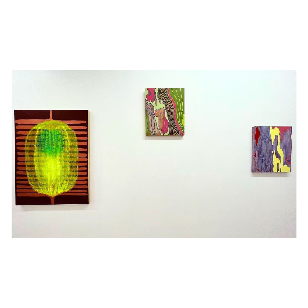 Pulse Chromatic" paintings at Peep Space Gallery, Tarrytown, NY