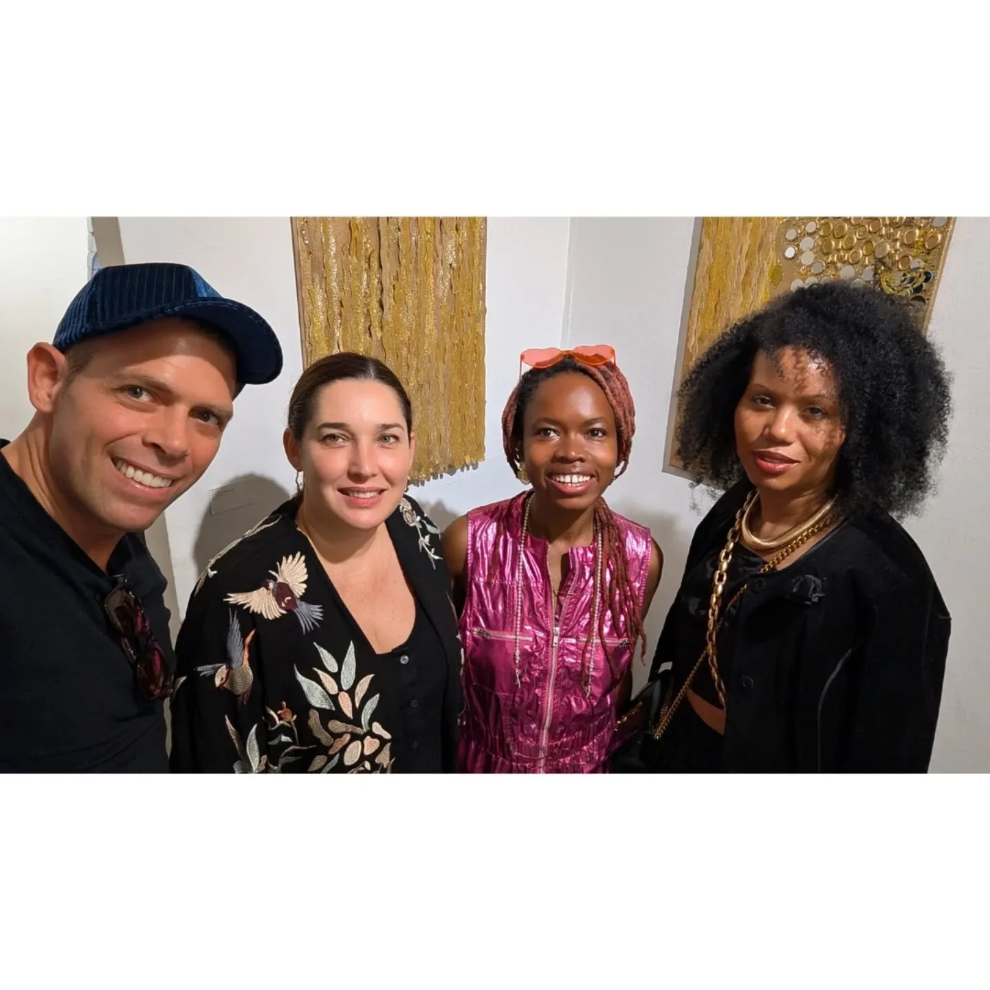 Congratulations @glitter_priestess  and @86cherrycherry  on your participation in Mythos @bulletspacecollab presented by @abcnorio.

Picture Info:
1. @glitter_priestess in all 🩷!
2. Both of Damali Abrams aka Glitter Priestess work in gold
3. Weaving