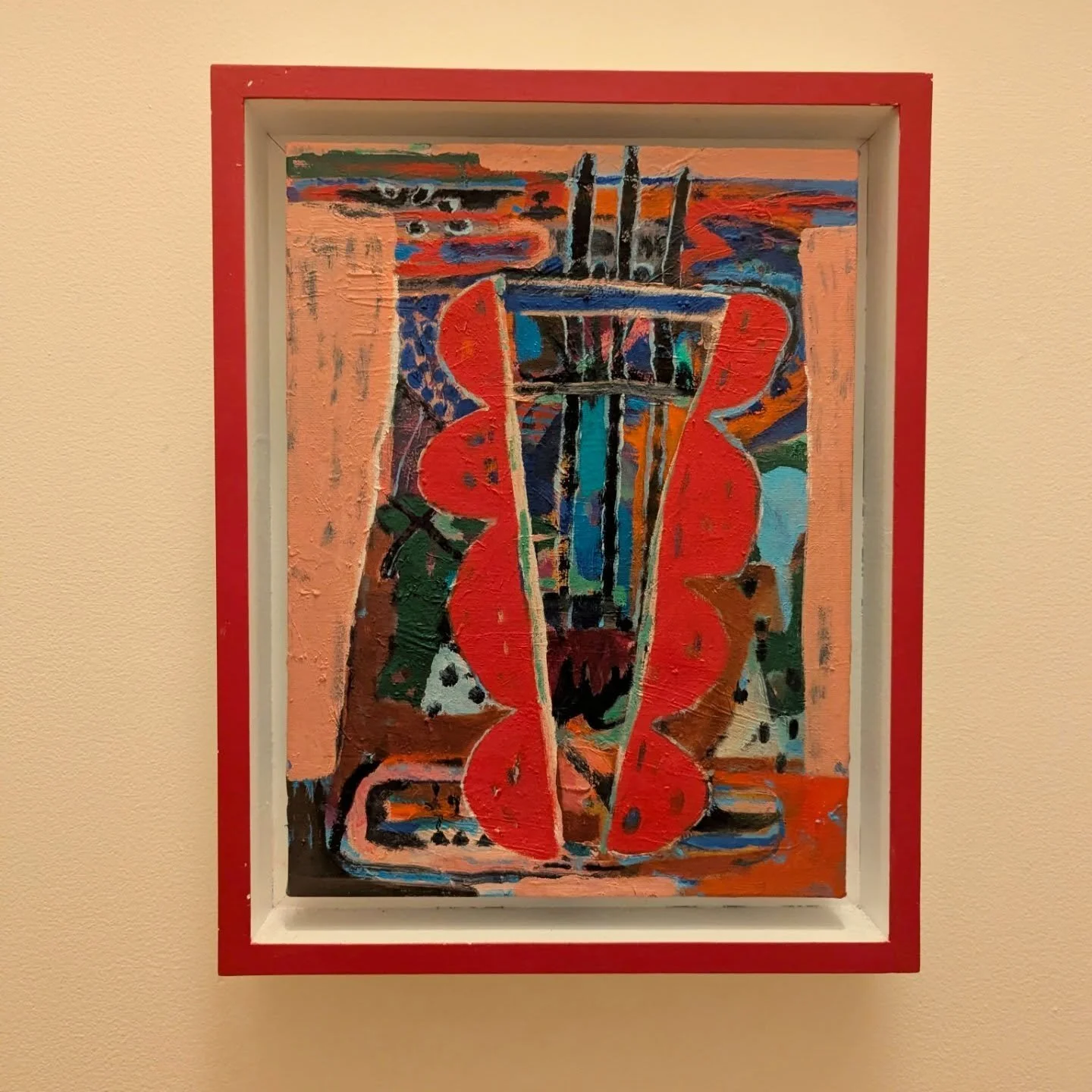 Lucky to have this work by @melissa.capasso . It taps me in everyday and asks me, where am I? It takes me in deeply and then makes me remember through it all to lead with an open ❤️. Thanks Melissa, so much gratitude. ✨ ✨ ✨ ✨ ✨ ⭐