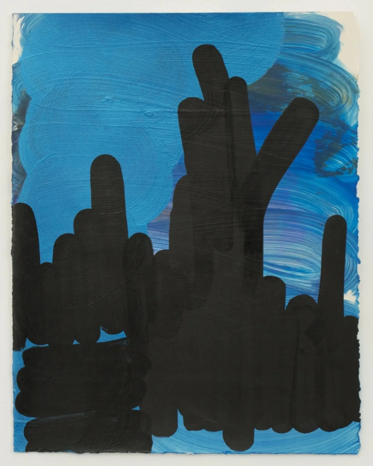 "Finding the Sun", 2015, acrylic on paper, 15 x 11 inches

Those who want peace are constantly pointing towards light.  Sending Love! XO