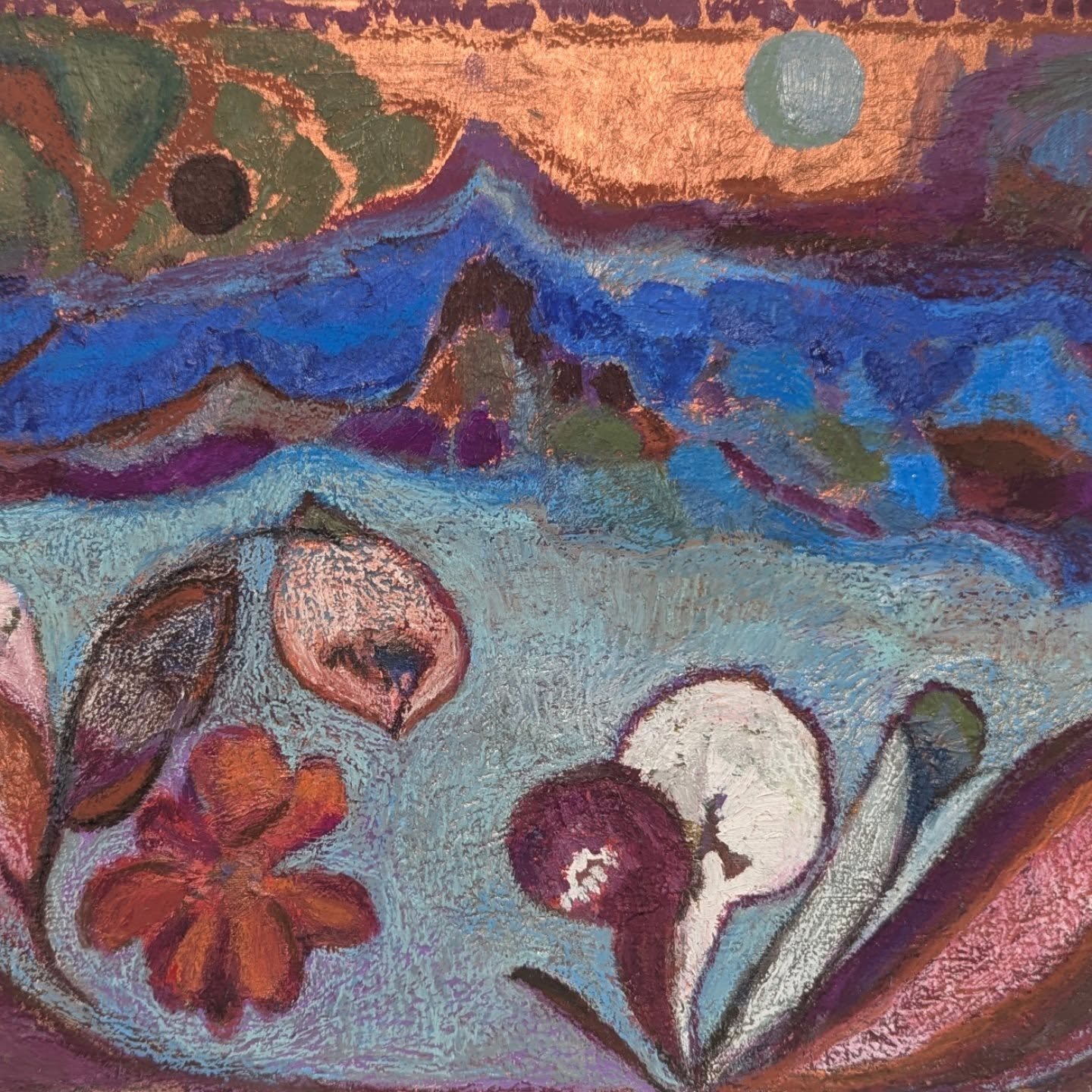 Brilliant work by @ewelina_bochenska at @jjmurphygallery ! Titled "Cosmic Theater" until April 4