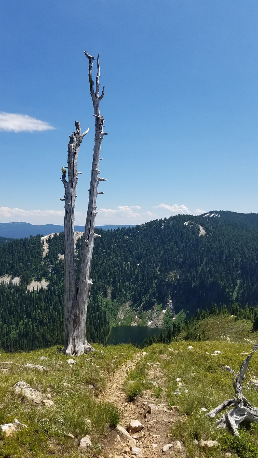 Lost Lake below Lookout Mountain