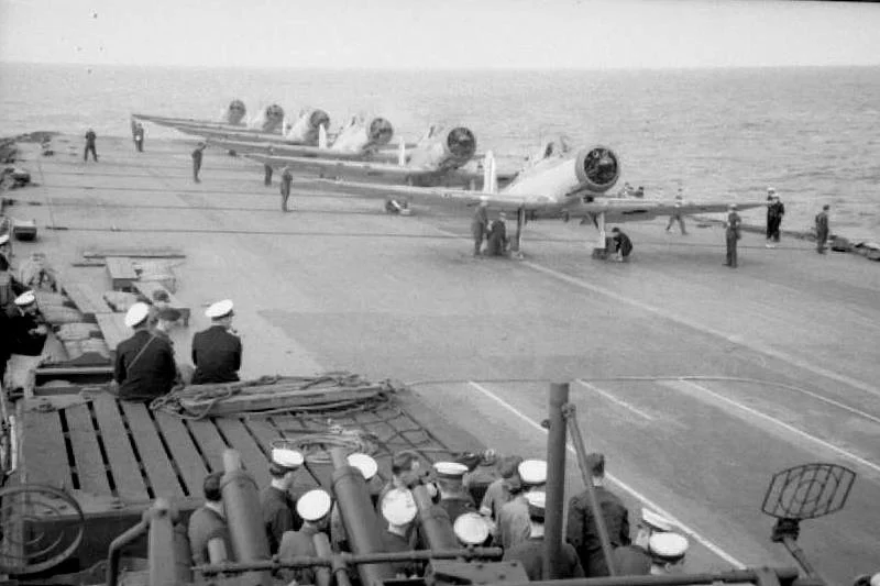 Skewed purpose ... The Blackburn Skua was a dive bomber given a secondary role as escort fighter in an era where there was insufficient early warning for effective fleet-defence interception.