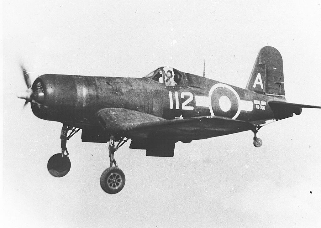 An FAA Corsair wearing Pacific Fleet livery.