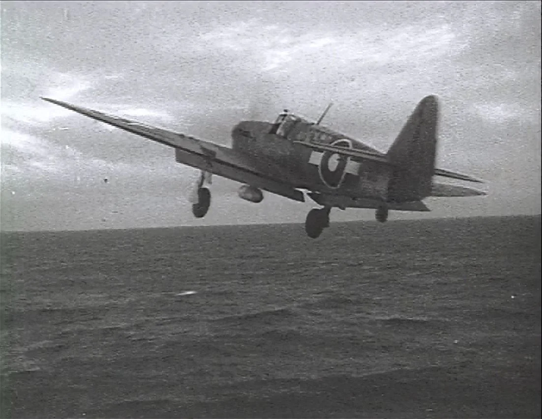 A FireFly launches from an unidentified carrier.