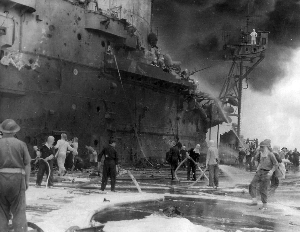 Document: Formidable, May 4, KamikazeDamage (Bomb & Shell)