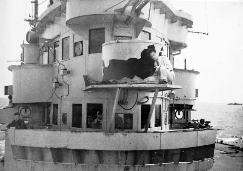 Document: Illustrious, April 6, Damage (Bomb & Shell)