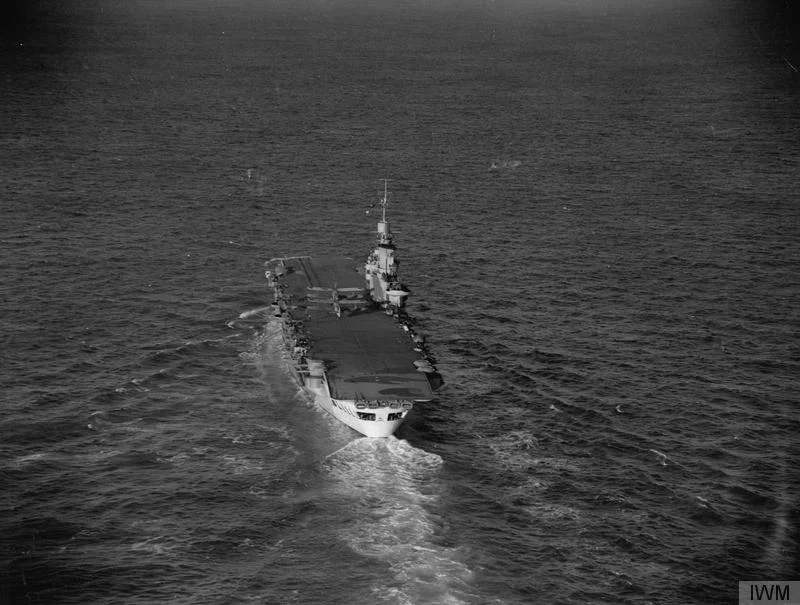 HMS VICTORIOUS in February 1942.