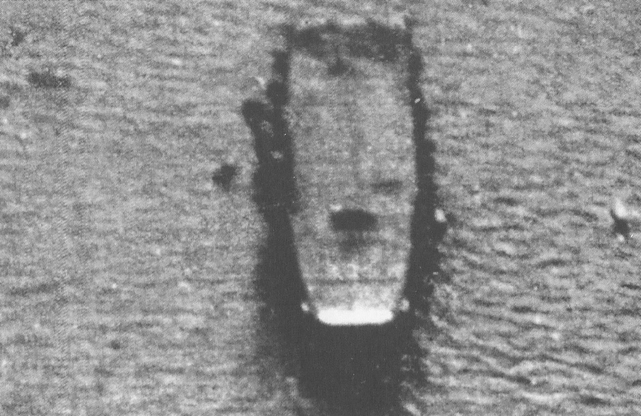 A poor quality image, but the only known image showing the ship from overhead on the bows, of IJN Taiho at Tawitawi, Borneo.