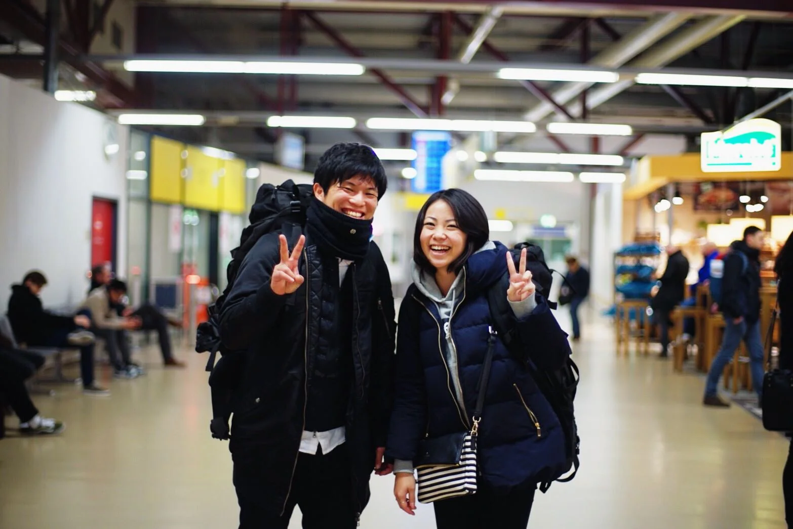 大きなリュック担いで旅行したり