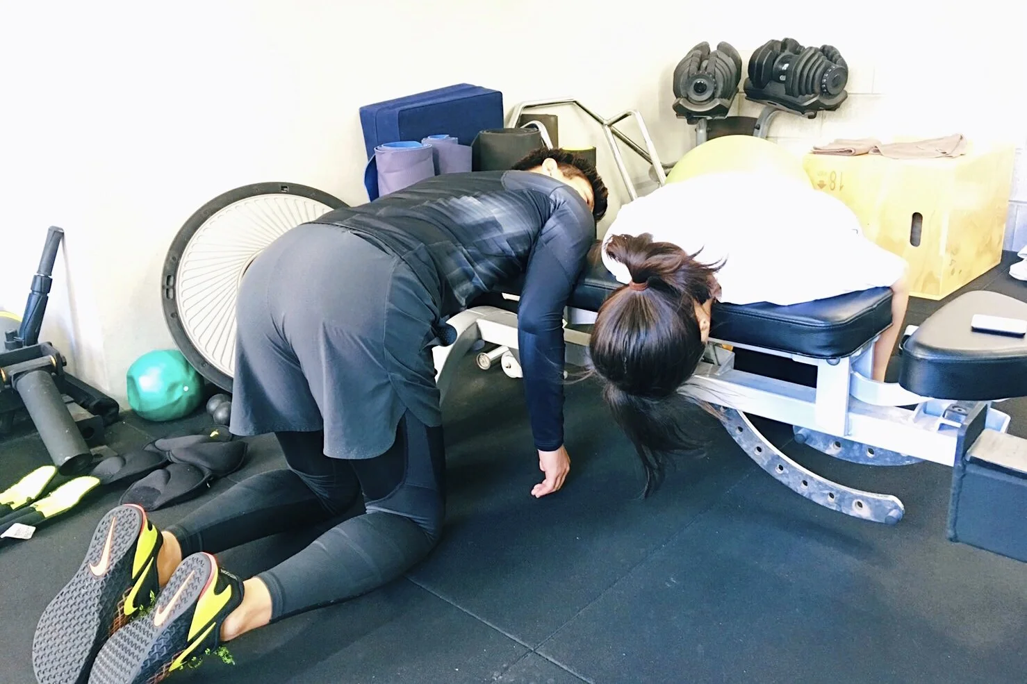 一緒にトレーニングしたり