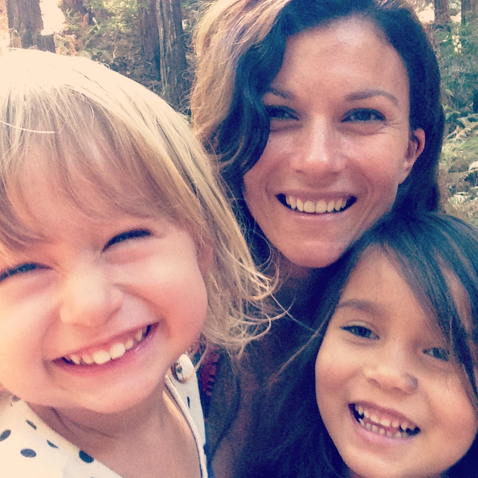 Me and the girls in the Redwoods.
