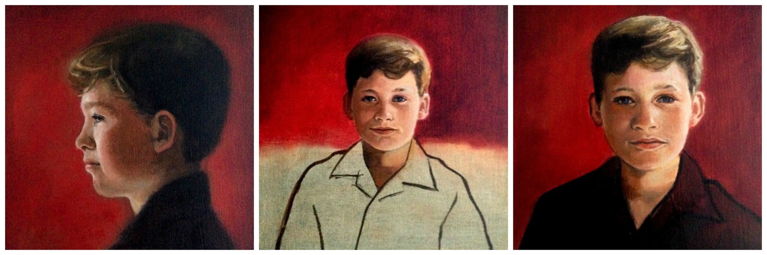 small oil sketches of Finn