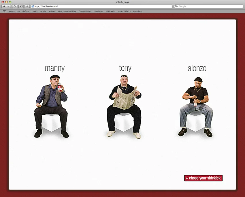 Landing Page - Choose your sidekick