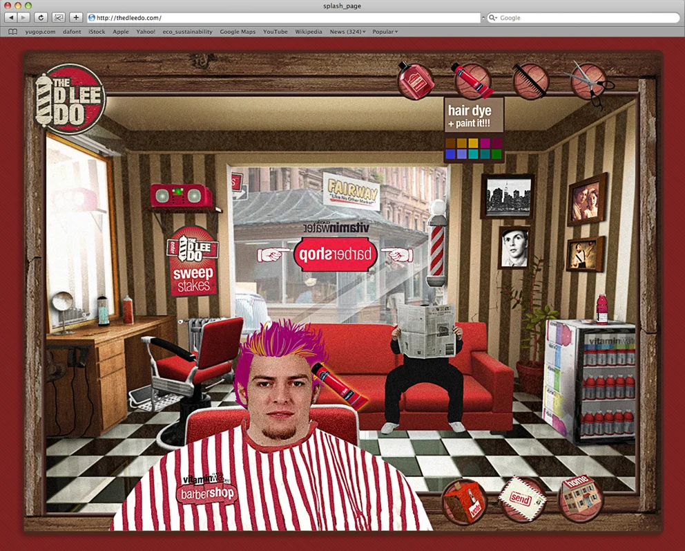 Barber shop page