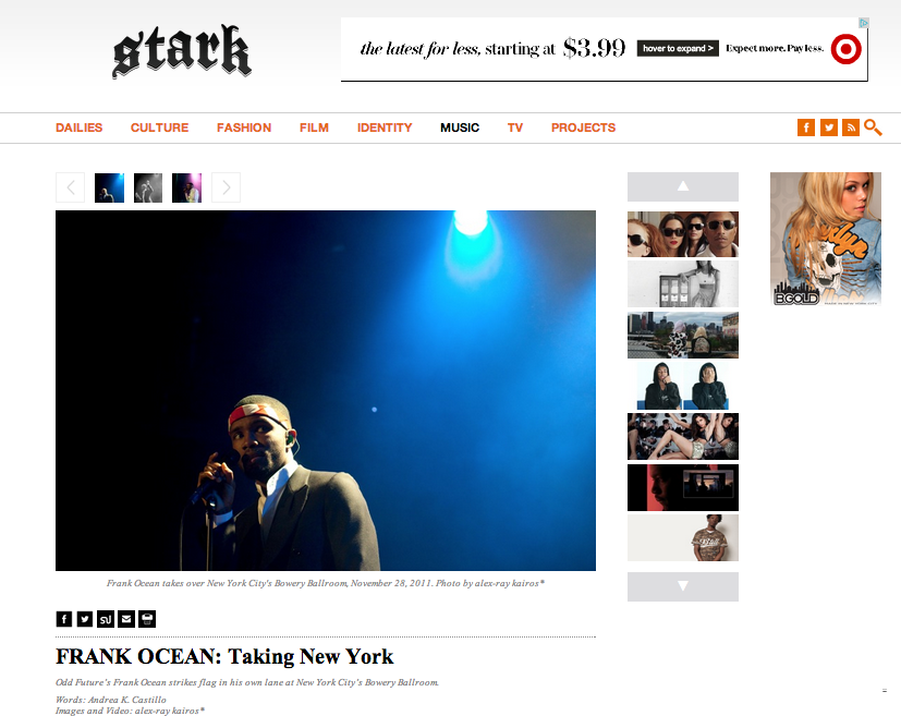 FRANK OCEAN: Taking New York
