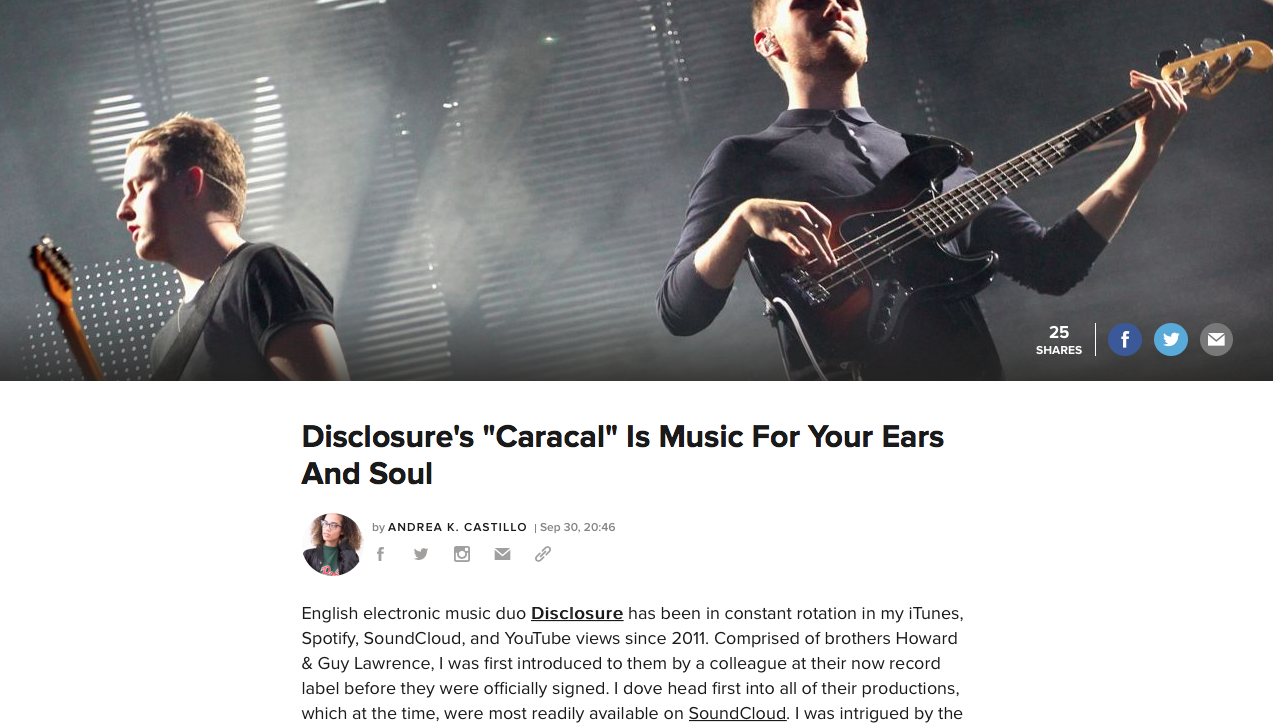 Disclosure's "Caracal" Is Music For Your Ears And Soul